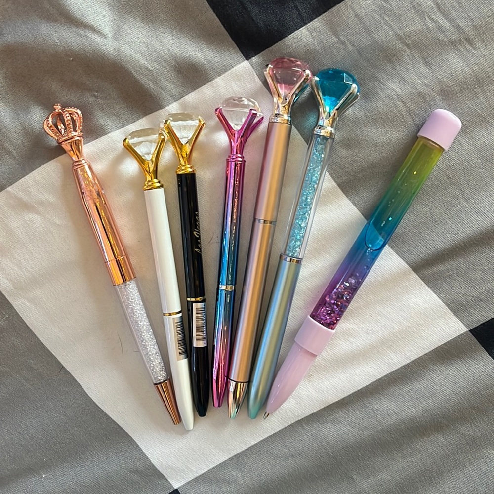 Blue or black ink pens
